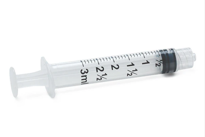 Syringe Only 3ML Slip Tip - 100